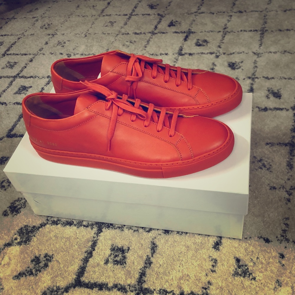 Common Projects Original Achilles Low Orange 41 - Picture 1 of 3
